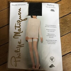 Phillipe Matignon 1/2 S/M Black Thigh High Stockings Nip From Serbia